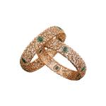 Gold Plated Zircon Bangles